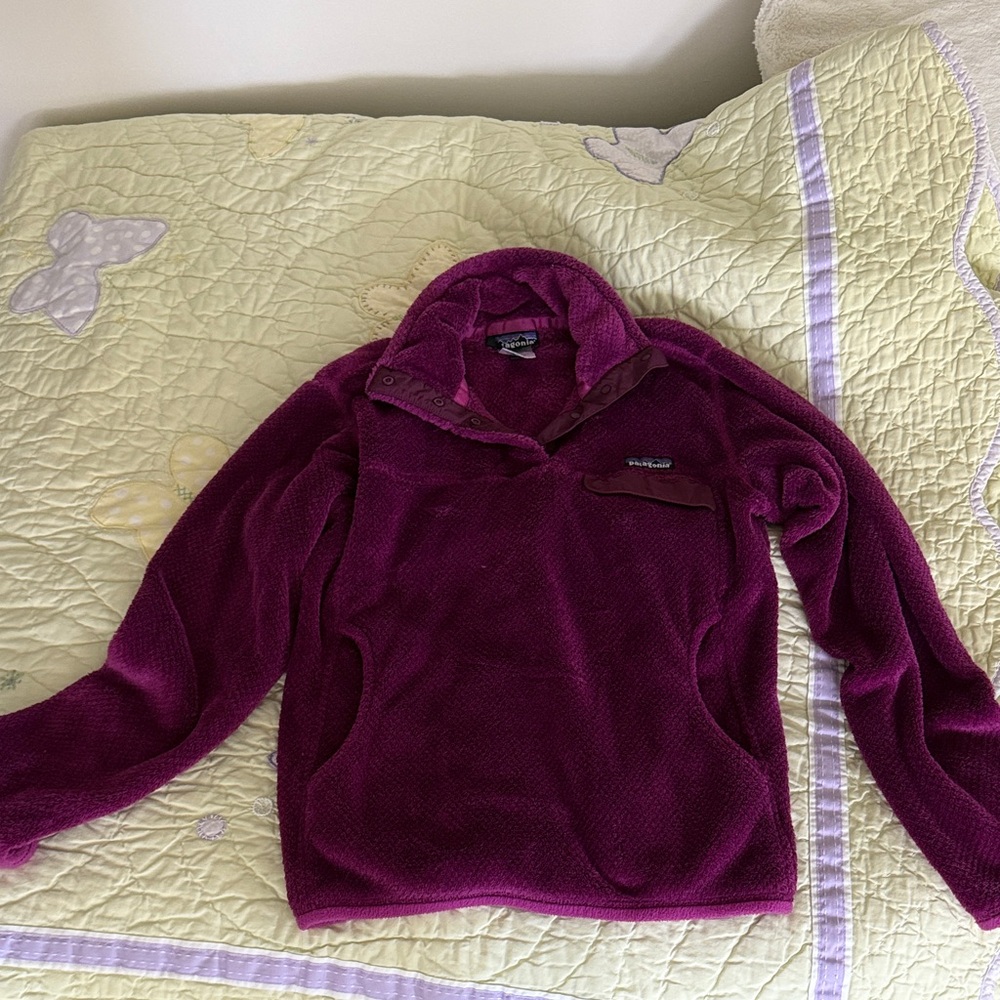 Patagonia Retool snap t pullover Purple Snap Fleece